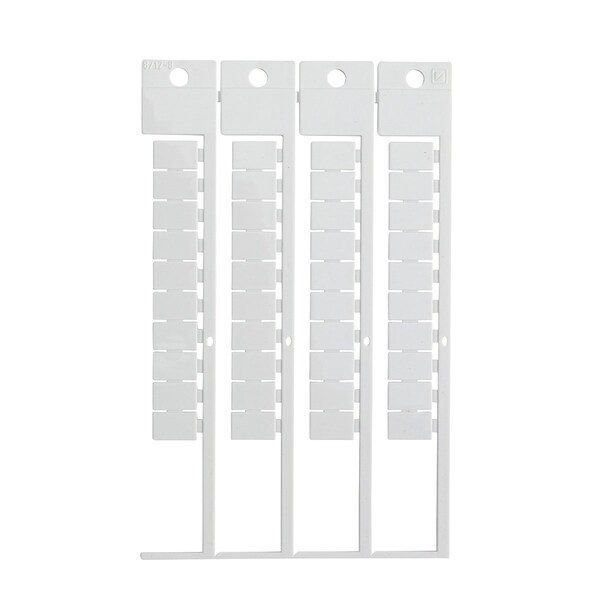 Terminal Block Tag Polycarbonate 12.00 mm H x 8.00 mm W Box of 1000 Pieces, 1000PK